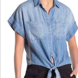 Anthropologie Cloth & Stone chambray shirt XS